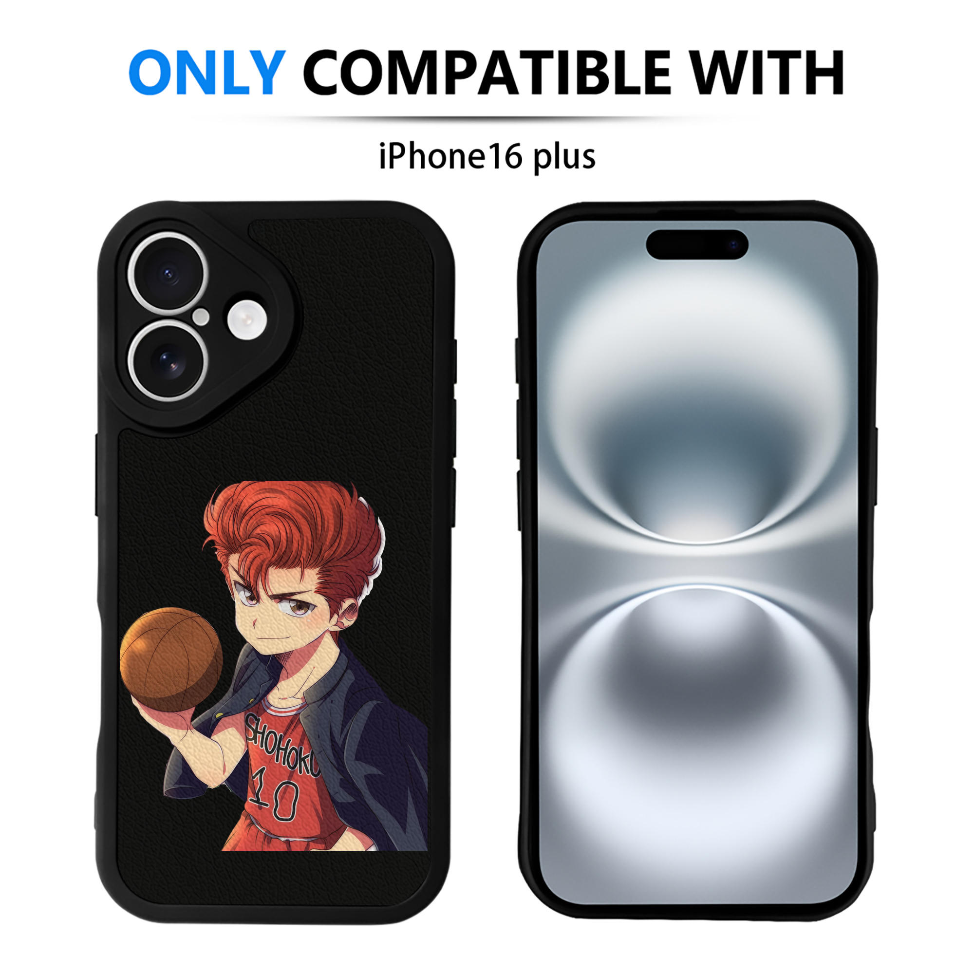 （画像用） SLAM DUNK／スラムダンク 【iPhone 16シリーズ対応】シリコンスマホケース（レザー調） 材質：シリコン